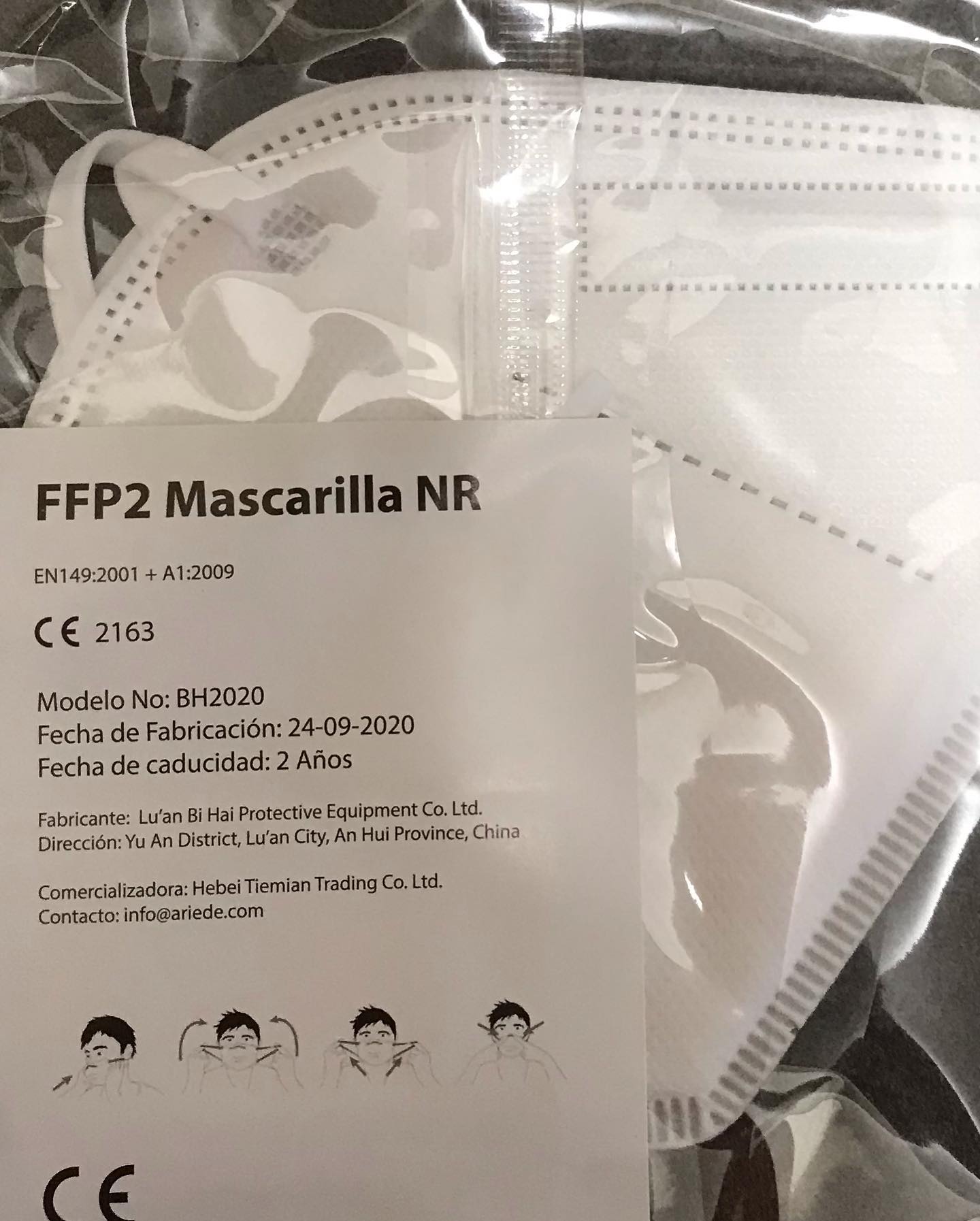 10 Mascarilla FFP2